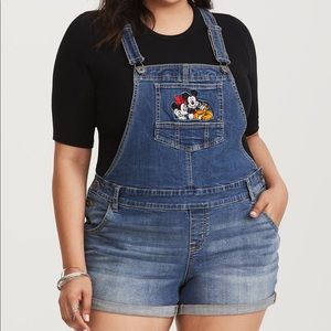 Torrid Disney Overall Shorts